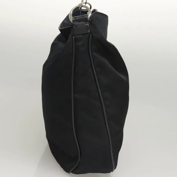 GUCCI Bamboo Hand Bag Canvas 2way Navy Silver - Picture 5 of 15